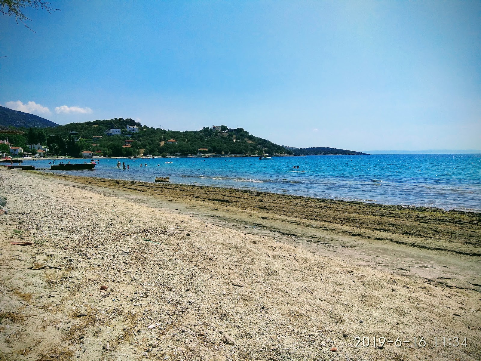 Foto von Agia Kyriaki beach mit kleine bucht