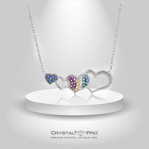 Сребърна бижутерия Crystal Pro