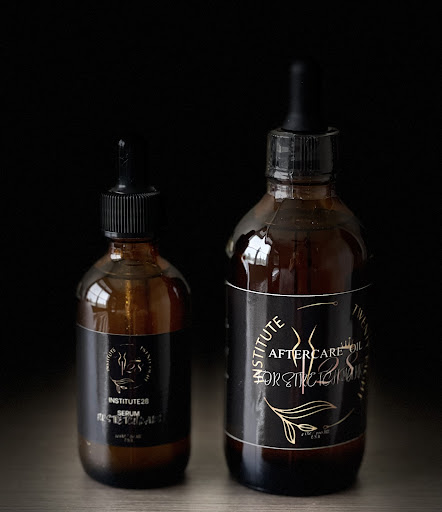 Explore cute behind the ear tattoo ideas, creative tattoo ideas in Conroe, available at Institute 28