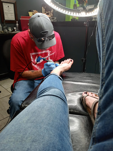 Explore inosuke tattoo ideas, creative tattoo ideas in Foley, available at Symbolic Ink Tattoo Studio