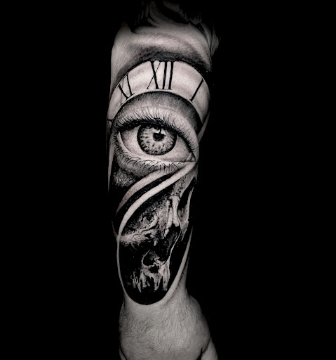 Explore tattoo son ideas, creative tattoo ideas in Barre, available at Rock City Tattoo