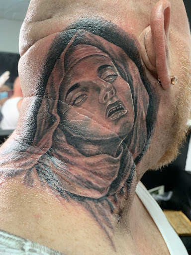 Explore knife tattoo ideas, creative tattoo ideas in Los Banos, available at Nasty Tattoos and Piercings