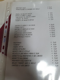 Restaurant spécialisé dans la cuisine de Ligurie Bertin à Ceranesi (la carte)
