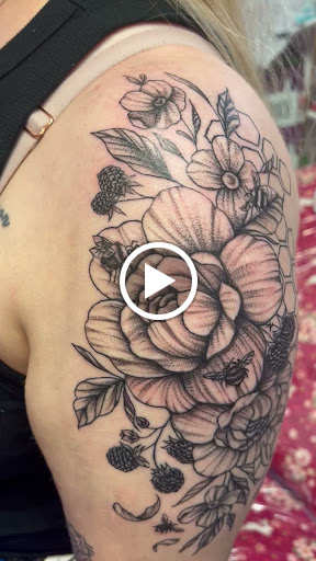 Find face tattoo idea for your next unique tattoo in Sioux City at Inkspired Atelier