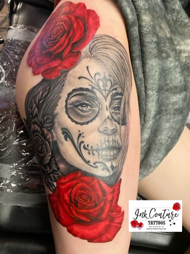 Explore witch hat tattoo ideas, creative tattoo ideas in San Antonio, available at Ink Couture Tattoos