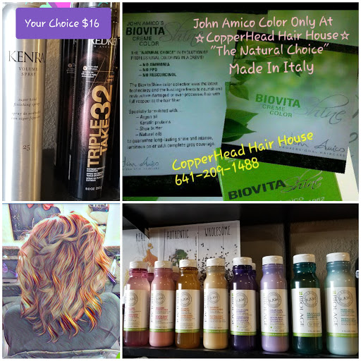 Hair Salon «Copperhead Hair House», reviews and photos, 53 N B St, Fairfield, IA 52556, USA