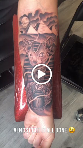 Explore wife name tattoo ideas, creative tattoo ideas in Jessup, available at Savage Ink Tattoo Studio