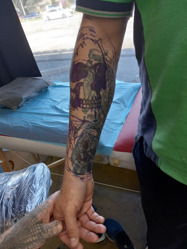 Explore one line tattoo ideas, creative tattoo ideas in Venice, available at Ministry of Ink Tattoo & Piercing