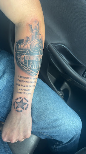 Explore little hand tattoo ideas, creative tattoo ideas in Youngwood, available at Obsession Tattoo