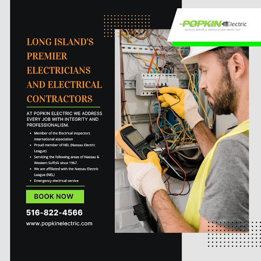 Electrician «Popkin & Son Electric Services Inc», reviews and photos, 87 Engineers Dr, Hicksville, NY 11801, USA