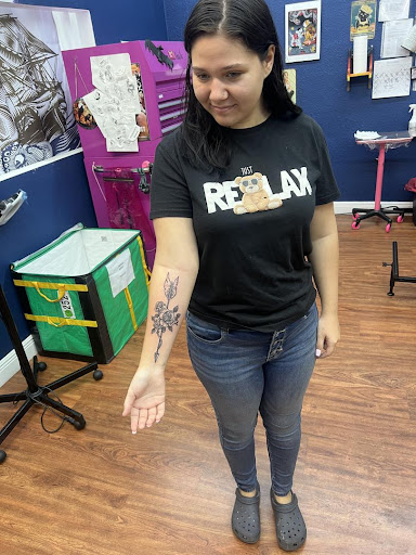 Explore may birth tattoo ideas, creative tattoo ideas in Cocoa, available at Rorschach Tattoo Shop and Piercing Studio