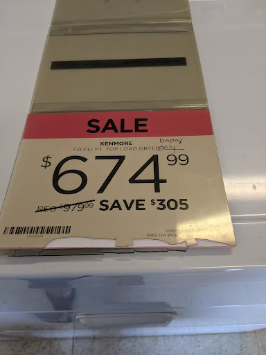 Appliance Store «Sears Hometown Store», reviews and photos, 1060 Mineral Wells Ave, Paris, TN 38242, USA