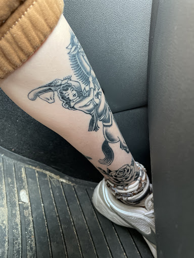 Explore lower tummy tattoo ideas, creative tattoo ideas in Portland, available at Brass & Briar Studios