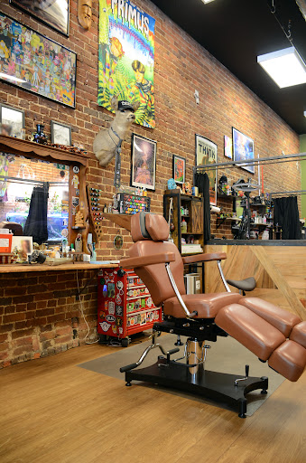 Explore mountain bike tattoo ideas, creative tattoo ideas in Mcminnville, available at Iron Tusk Tattoos