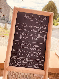 CHEZ BELLOU à Gyé-sur-Seine menu