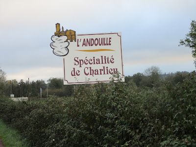 Panneau "Andouille de CHARLIEU" à Roanne