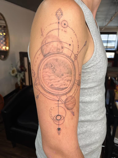 Explore lineman tattoo ideas, creative tattoo ideas in Vancouver, available at Sacred Yeti Tattoos