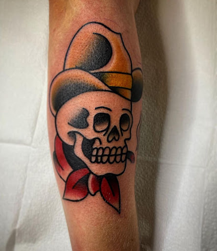 Explore road trip tattoo ideas, creative tattoo ideas in Modesto, available at Dying Art Tattoo