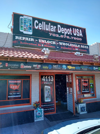 Cell Phone Store «Cellular Depot USA», reviews and photos, 4113 W Sahara Ave, Las Vegas, NV 89102, USA