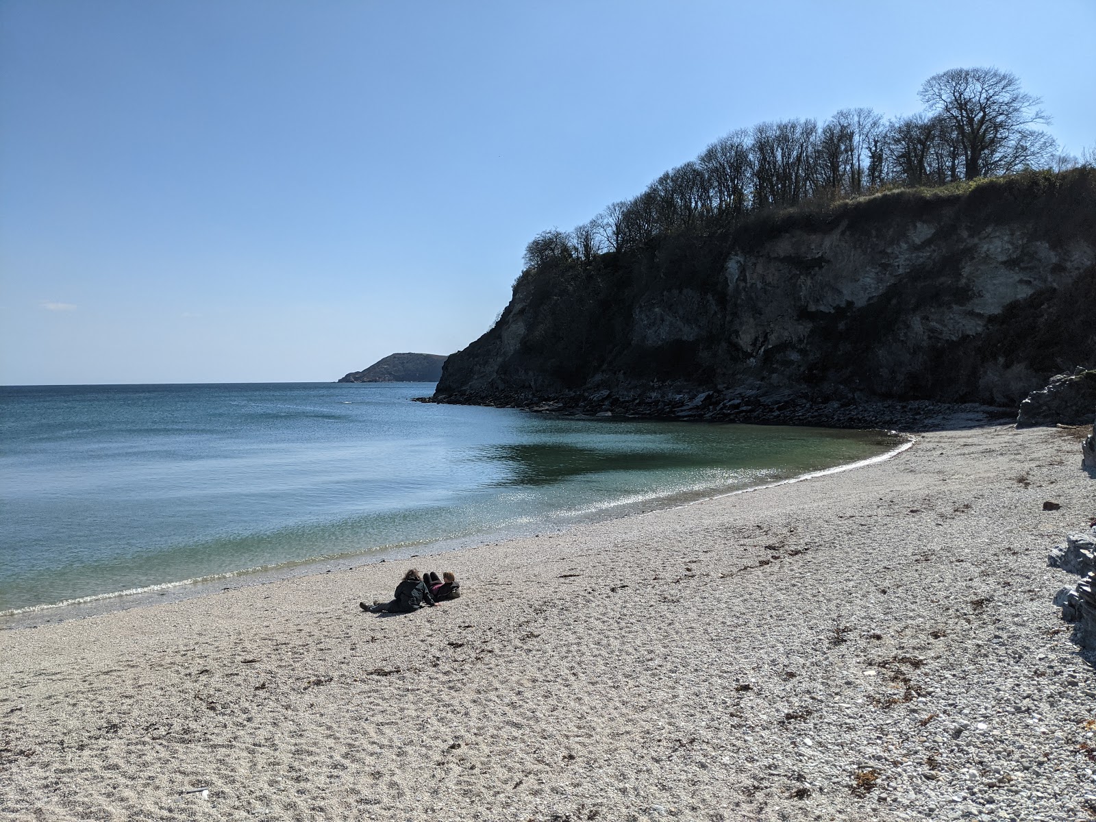 Foto van Duporth beach wilde omgeving