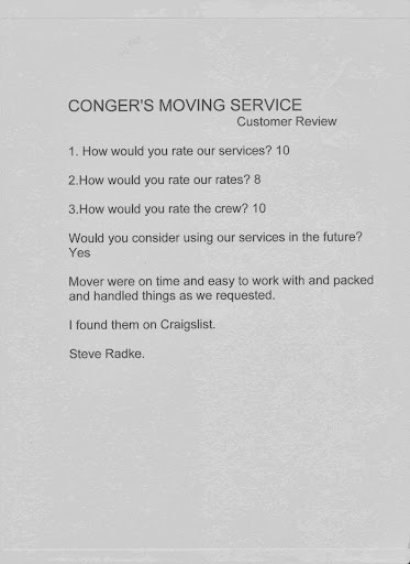 Moving and Storage Service «Congers Moving Services ODOT#165666», reviews and photos, 430 56th St, Springfield, OR 97478, USA