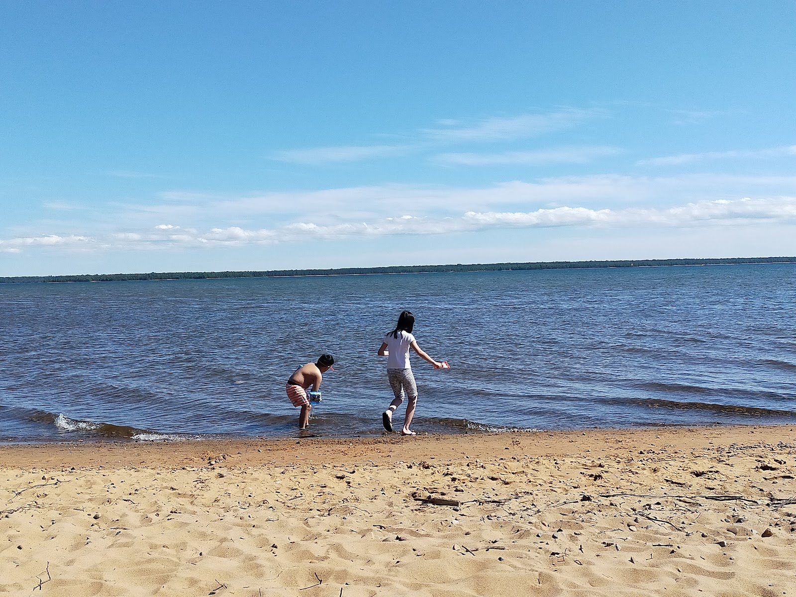 Φωτογραφία του Pointe Des Chenes Beach με επίπεδο καθαριότητας πολύ καθαρό