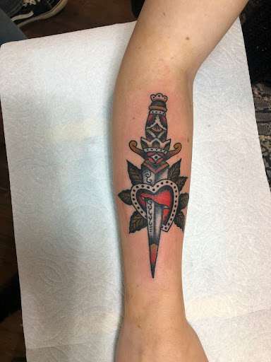Explore hamsa hand tattoo ideas, creative tattoo ideas in Portland, available at Scapegoat Tattoo
