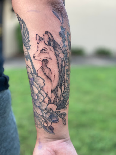 Explore tattoo ideas for a submissive, creative tattoo ideas in Sumter, available at Broken Arrow Tattoo Studio