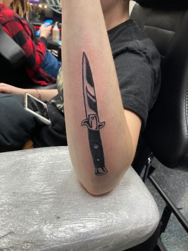 Explore thug tattoo ideas, creative tattoo ideas in Slippery Rock, available at Dinky Dachshund Tattoo Parlor