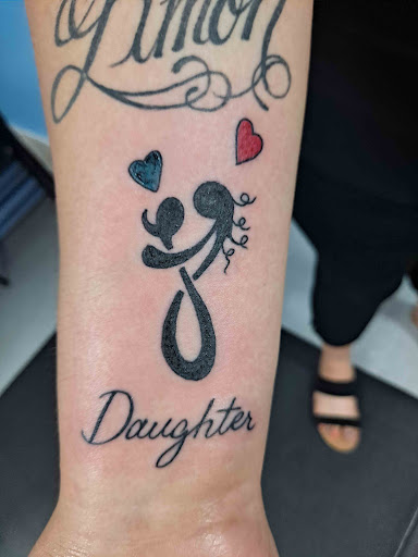 Explore 3 heart tattoo ideas, creative tattoo ideas in San Angelo, available at Deadicated Tattoo & Piercing Studio
