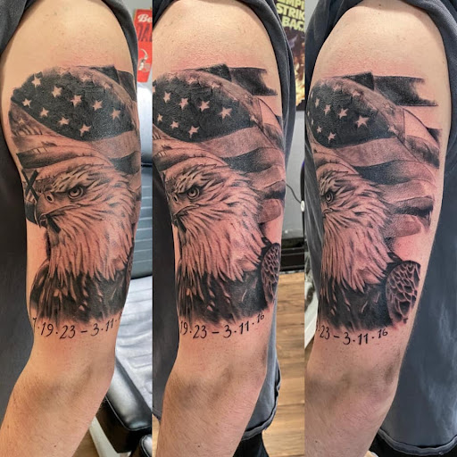 Explore eyelid tattoo ideas, creative tattoo ideas in Bethlehem, available at Studio 33 Piercings by Angi