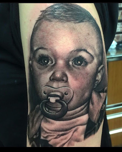 Explore foo dog tattoo ideas, creative tattoo ideas in Pikeville, available at Sacred Mountain Tattoo