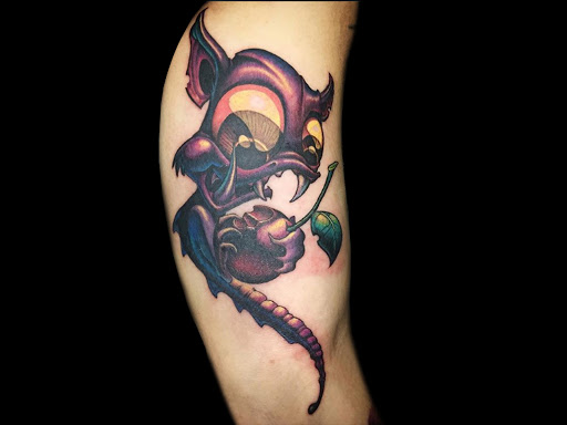Explore panda tattoo ideas, creative tattoo ideas in Richmond, available at Loose Screw Tattoo