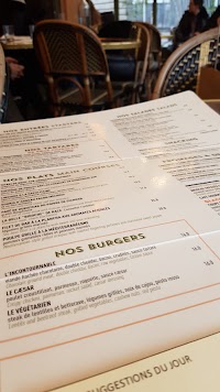 Café Cafe Le Pierrot à Paris (le menu)