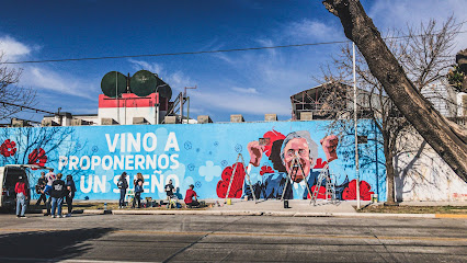 Mural Nestor Kirchner - Yael Gomez Moreno - Arte Público y Muralismo Quilmes