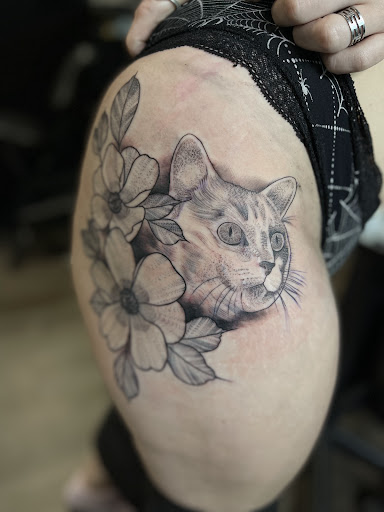 Explore initial tattoos ideas, creative tattoo ideas in Goose Creek, available at Red Kirin Tattoo