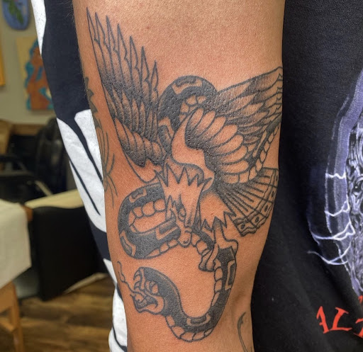 Explore brother memorial tattoo ideas, creative tattoo ideas in Baltimore, available at Rippd Canvas Tattoo Shop Artists Social Club