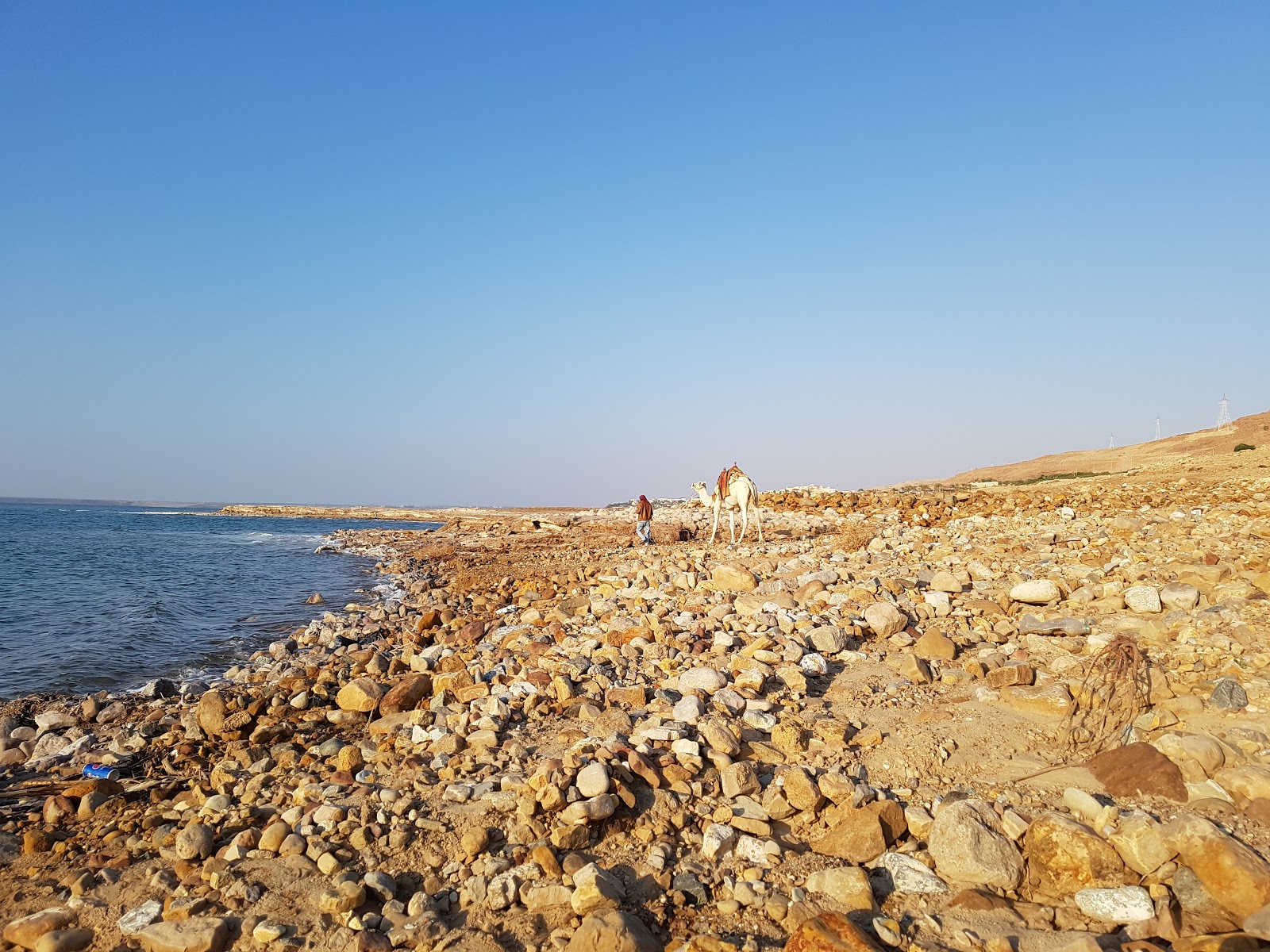 Φωτογραφία του Free Beach On Dead Sea με επίπεδο καθαριότητας πολύ καθαρό
