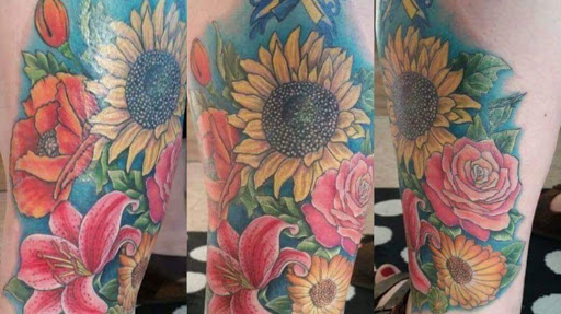 Explore beautiful flower tattoo ideas, creative tattoo ideas in Coquille, available at Inspired Ink Tattoo Shop