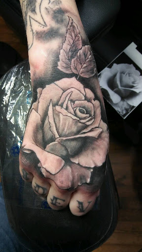 Explore beast tattoo ideas, creative tattoo ideas in Charlotte, available at Black Cloud Tattoo & Piercing