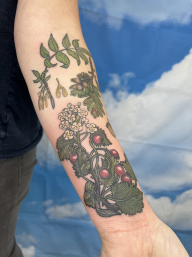 Explore goth tattoo ideas, creative tattoo ideas in Syracuse, available at Perfect Storm Tattoo