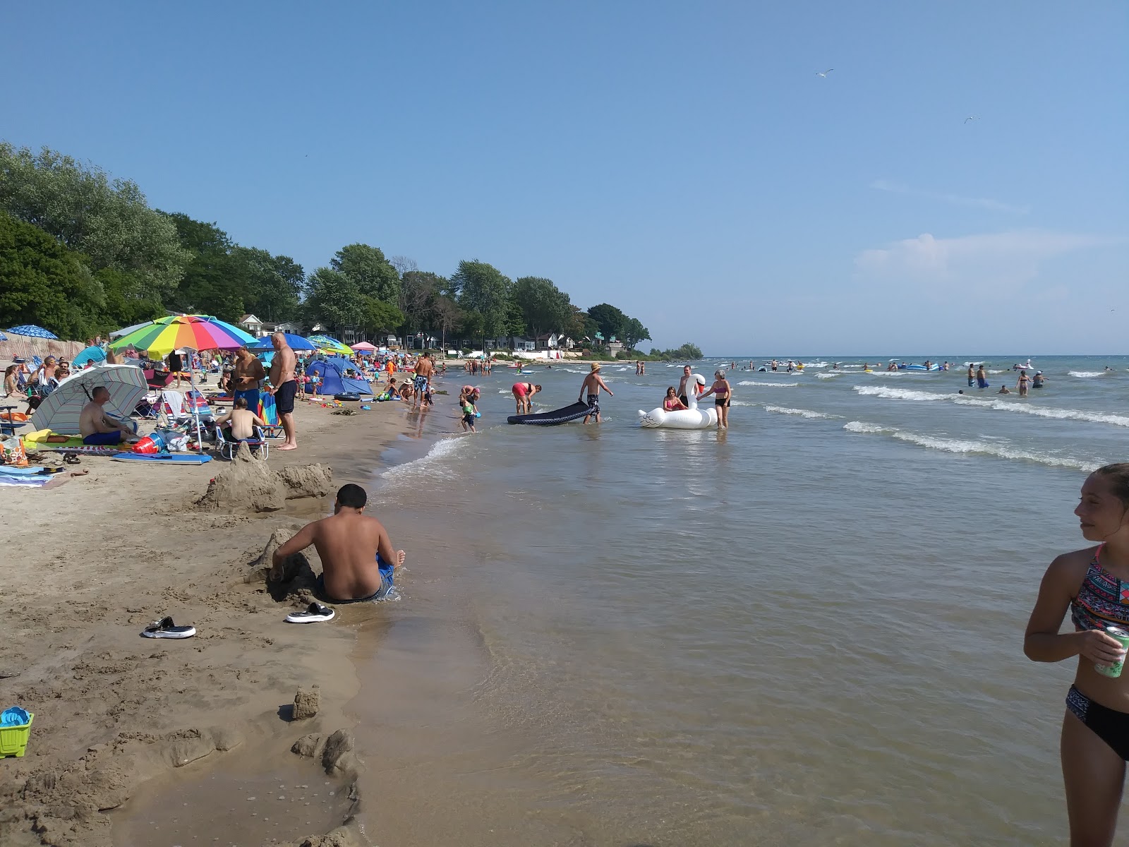 Fotografie cu Long Beach Public Beach zonele de facilități