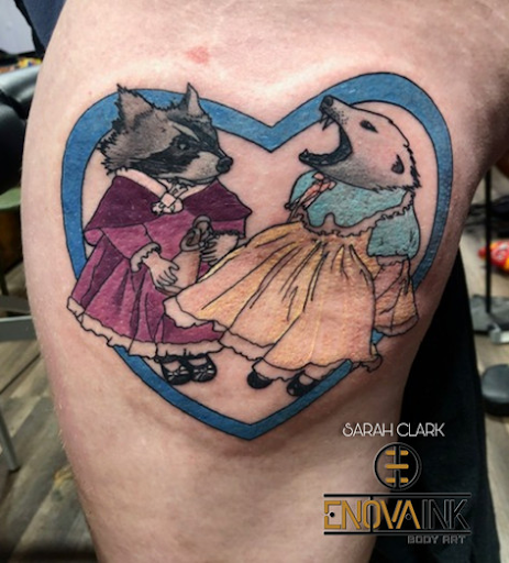 Explore small floral tattoo ideas, creative tattoo ideas in Kansas City, available at Enova Ink