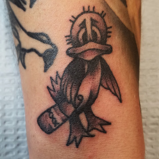 Explore loner tattoo ideas, creative tattoo ideas in Philadelphia, available at Kadillac Tattoo