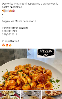 Fovea Bistrot à Foggia menu