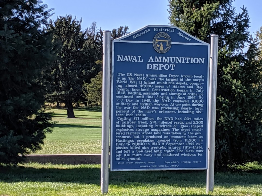 Naval Ammunition Depot Historical Marker
