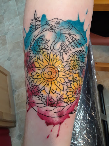 Explore side stomach tattoo ideas, creative tattoo ideas in Abilene, available at Ink Image Tattoos