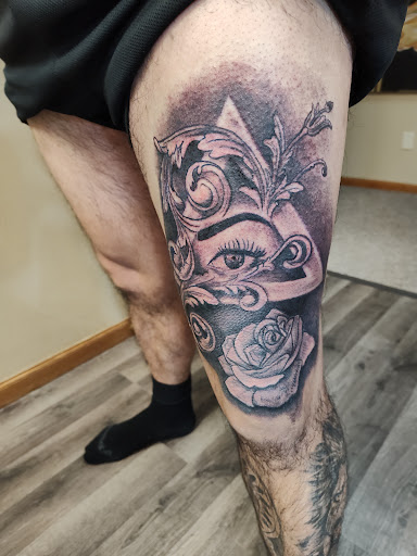 Explore rose tattoo ideas for women, creative tattoo ideas in South Sioux City, available at Hometown Hustle Tattoo