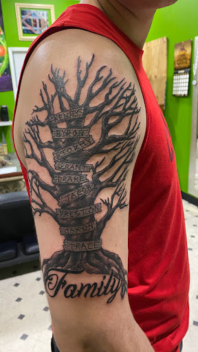 Explore blue bird tattoo ideas, creative tattoo ideas in Evansville, available at Ink Therapy 101