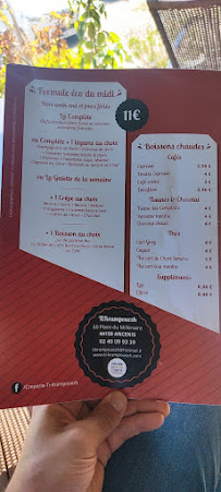 Menu / carte de Ti Krampouezh à Ancenis-Saint-Géréon